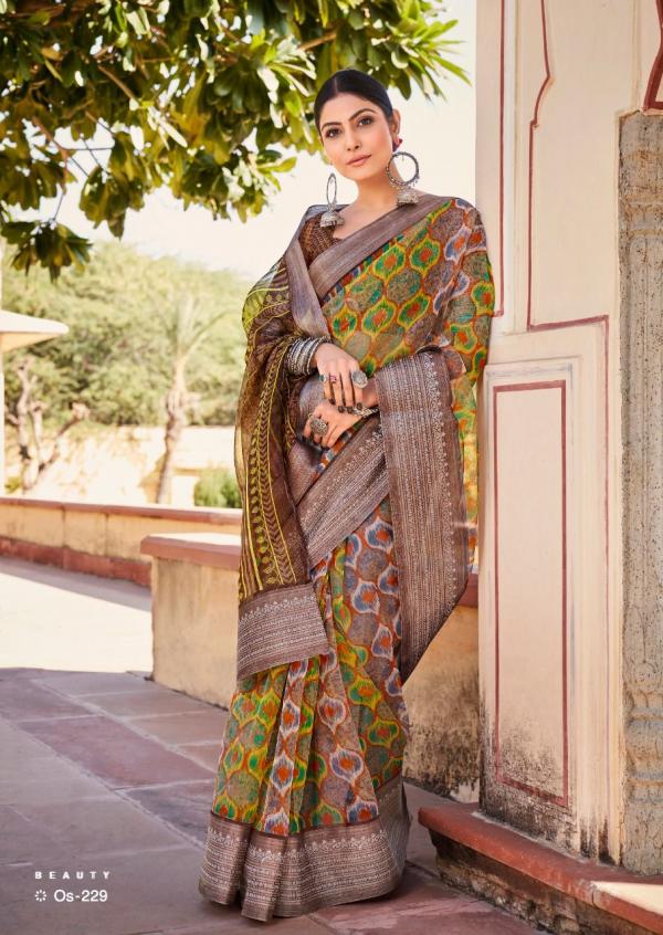 Shreyans Organza Silk 16 Fancy Wear Organza Silk Saree Collection